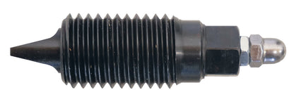KL-0104-2122 A - Tornillo de presión con cuña No. 2: Vástago roscado negro con punta cónica y extremo con tuerca