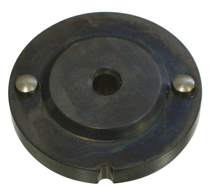 KL-0112-0008 - Tamaño del adaptador 8 para Citroën XM/BX: Disco negro redondo con orificio central y dos pasadores metálicos