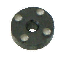 KL-0112-0009 - Tamaño del adaptador 9 para Honda/Saab: Disco negro con orificio central y cuatro pines metálicos