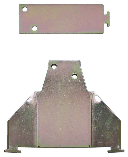 KL-0120-815 - Juego de adaptadores BMW / MB / Honda: Dos placas metálicas troqueladas con orificios de fijación