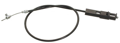 KL-0121-2501 - Cable Bowden de repuesto: Cable Bowden negro flexible con conector metálico y extremo de plástico
