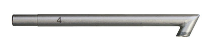 KL-0124-4358-3 - Adaptador corto para caja de cambios VW: Vástago metálico recto con extremo angulado en punta