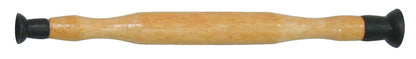 KL-0125-70 - Herramienta rectificadora de válvulas Ø16 / Ø21: Mango de madera con ventosas de goma negra en ambos extremos