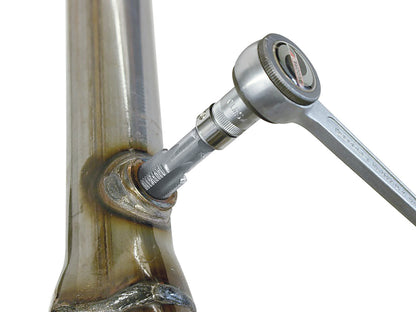 KL-0132-14 K - Kit de reparación de roscas para sensor de escape: Trinquete con extensión enroscado en tuerca de sensor