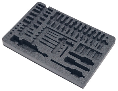 KL-0132-5692 A - Inserto para herramientas para bujías incandescentes: Espuma organizadora gris con recortes