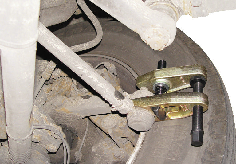 KL-0165-34 - Extractor de rótulas, tamaño 3, 47 mm: Extractor articulado montado en rótula de suspensión bajo el vehículo