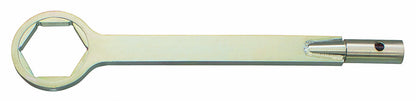 KL-0184-0211 - Herramienta básica de llave de contador: Llave hexagonal cerrada con mango largo y extremo cilíndrico