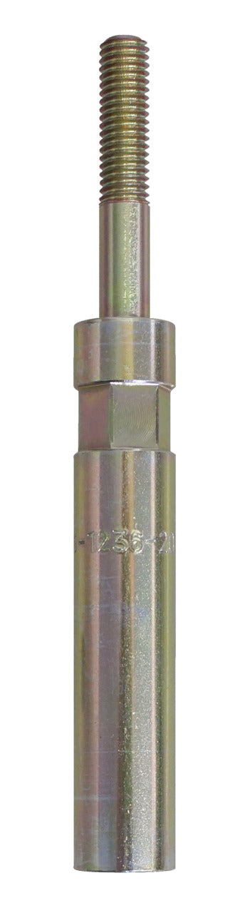 KL-0186-1236-20 - Perno de soporte 129mm: Perno metálico con rosca en un extremo y sección hexagonal central