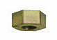 KL-0186-1251-1 - Tuerca espaciadora 5mm: Tuerca hexagonal metálica dorada