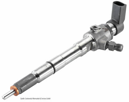 KL-0186-1281 A - Kit de actualización Siemens-Inyector, M25x1: Inyector diésel metálico con conector eléctrico angular