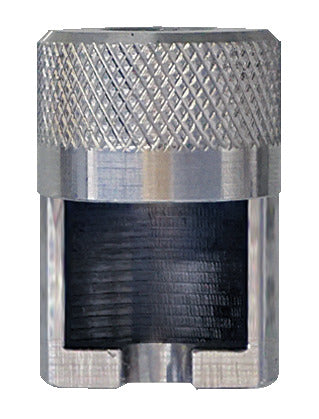 KL-0187-1005 - Extractor para martillo de impacto: Casquillo metálico moleteado con inserto interior negro ranurado