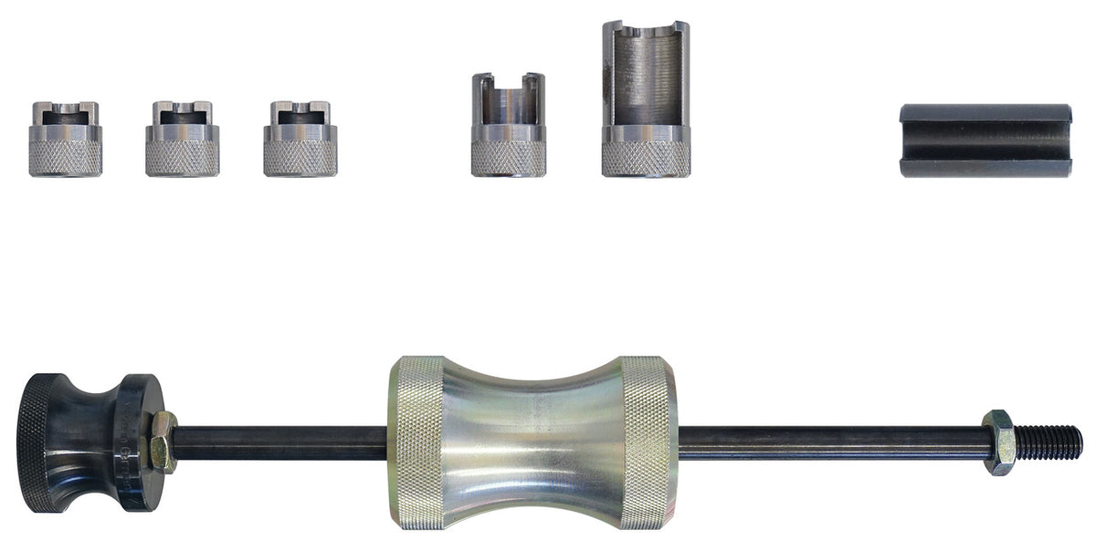 KL-0187-100 E - Kit extractor de inyectores para motores de gasolina de inyección directa: Juego de casquillos roscados