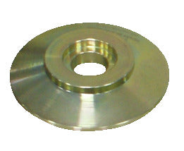 KL-0214-2201 - Pieza de presión Ø89,5: Disco metálico redondo con orificio central y reborde perimetral