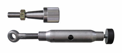 KL-0250-433 - Dispositivo tensor: Dos varillas metálicas con rosca, tuerca, tope moleteado y anilla con tornillo