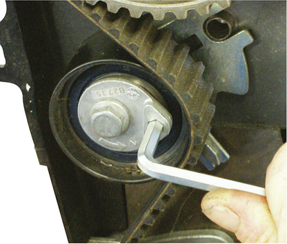 KL-0280-2202 A - Destornillador angular especial SW6: Llave angular ajustando tensor de correa dentada en motor