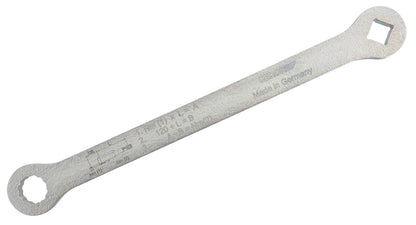 KL-0284-172 - Llave adaptadora SW13-3/8": Llave de un solo brazo con extremo de anillo dodecagonal y cuadradillo macho
