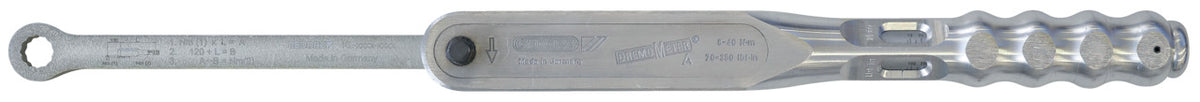 KL-0284-172 - Llave adaptadora SW13-3/8": Llave dinamométrica metálica con escala graduada y cabeza cuadrada