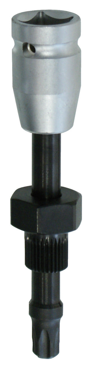 KL-0284-40 - Llave combinada del alternador T50: Vaso metálico con vástago acanalado y punta estriada tipo torx