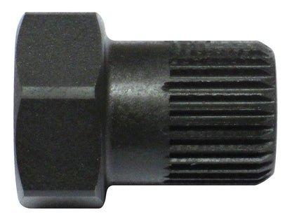 KL-0284-4202 - Tuerca de unión, multidiente, 32 dientes: Adaptador metálico con extremo hexagonal