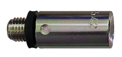 KL-0369-542 - Adaptador M10x1 a M10x1.25: Adaptador metálico cilíndrico con rosca externa y junta negra