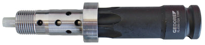 KL-0380-7524 - Destornillador de vaso, T100, 77mm: Punta Torx alargada con cuerpo roscado y orificios metálicos
