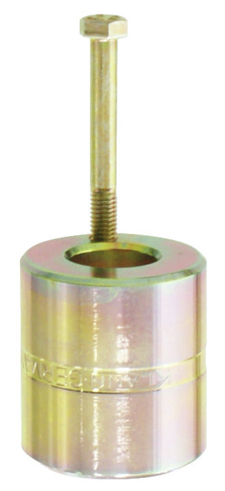 KL-0500-22 - Manguito de centrado de acoplamiento Ø32,5 mm: Manguito cilíndrico metálico con perno y tuerca hexagonal central