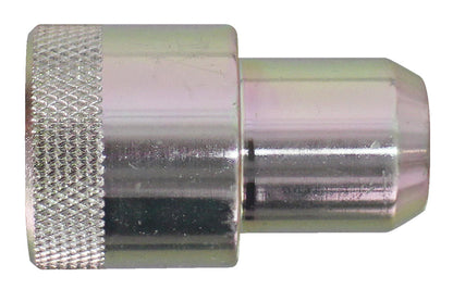 KL-0500-4006 - tuerca moleteada: Racor metálico cilíndrico con extremo moleteado y hexagonal roscado