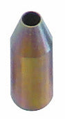 KL-0500-4056-5 - Cono deslizante Ø18, 67 mm de largo: Cono metálico alargado con orificio pasante y acabado dorado