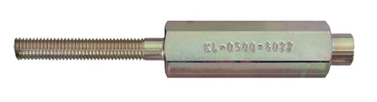 KL-0500-6022 - Perno roscado M10, 160 mm de largo: Perno roscado con cuerpo hexagonal metálico y punta cilíndrica