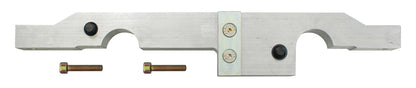 KL-0580-7512 - Herramienta de bloqueo del sensor NO: Placa metálica con dos orificios curvos y dos tornillos sueltos