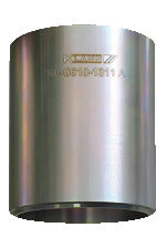 KL-0610-1311 A - Manguito de presión/soporte: Manguito cilíndrico metálico con etiqueta de referencia impresa