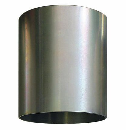 KL-0610-1341 - Manguito de presión/soporte Ø70: Cilindro metálico hueco de superficie pulida y reflectante