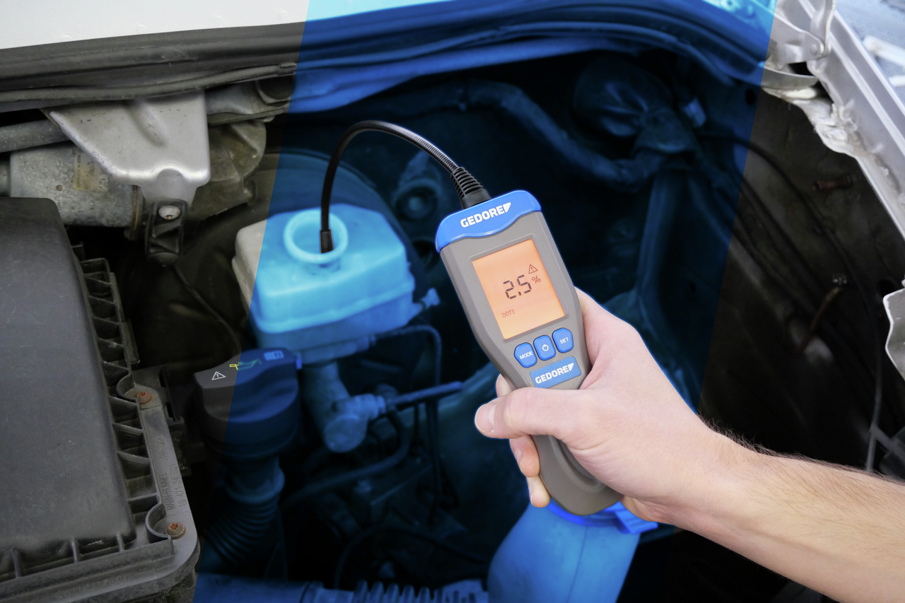 GEDORE Automotive KL-0860-100 - Comprobador de líquido de frenos