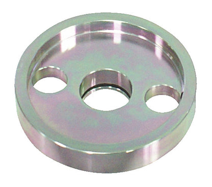KL-1002-1011 - Adaptador de montaje para cilindro hidráulico. con 89mm: Disco metálico circular con tres orificios