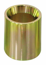 KL-1002-2202-2 - Manguito de soporte largo Ø40: Manguito cilíndrico metálico hueco con acabado dorado brillante
