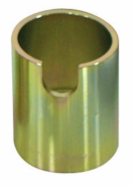 KL-1002-2204 - Manguito de soporte corto Ø62: Manguito cilíndrico metálico hueco con muesca lateral en el borde