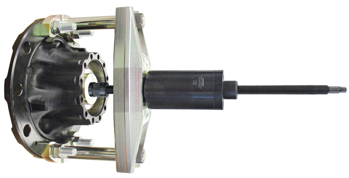 KL-0040-2812-1 - Husillo de tracción/empuje, hidráulico, M24: Extractor con brida circular, varillas guía
