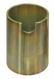 KL-1010-1003 - Manguito de soporte largo Ø90 mm: Manguito cilíndrico metálico con muesca lateral en forma de V