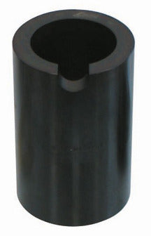 KL-1010-1201 - Manguito cónico Ø60 mm: Manguito cilíndrico negro hueco con muesca lateral