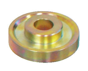 KL-1010-2205 - Pieza de presión, expansión Ø75 mm: Disco metálico circular con orificio central y reborde perimetral