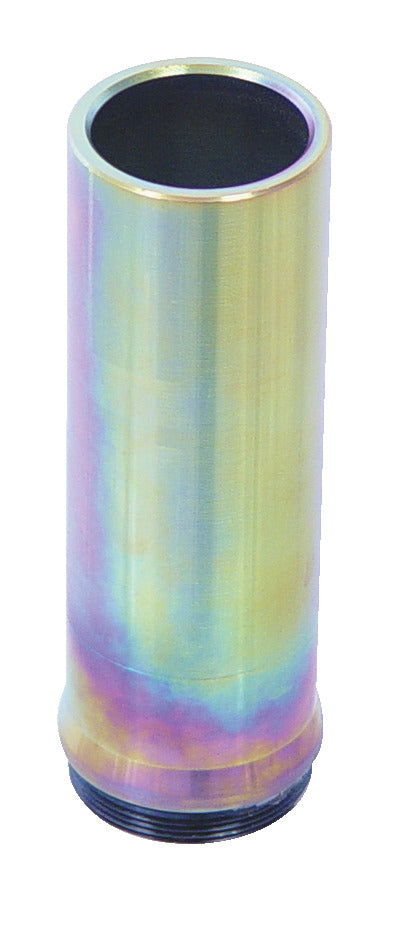 KL-1020-2908 - Tubo guía Ø 49 rosca M48x1,5: Tubo cilíndrico metálico con reflejos irisados y extremo roscado