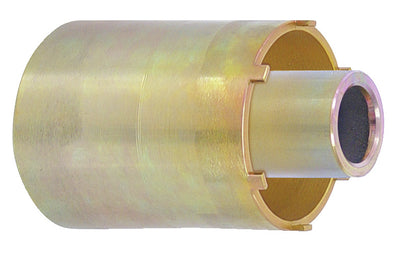 KL-1020-38 - Vaso para contratuerca de 6 polos con tubo guía, Ø 117 mm: Vaso cilíndrico metálico con muescas internas