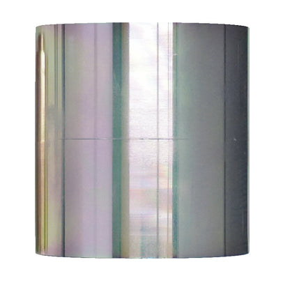 KL-1039-7110 - Manguito de presión/soporte largo Ø110/Ø102: Manguito cilíndrico metálico de superficie pulida y brillante