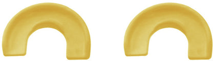 KL-1502-S - Par de inserciones protectoras de tamaño. 0C: Par de piezas curvas amarillas en forma de arco