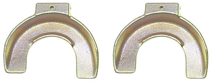 KL-1512 - Tamaño del par de soportes de resorte. 1A: Par de soportes metálicos con forma de arco y orificio de sujeción