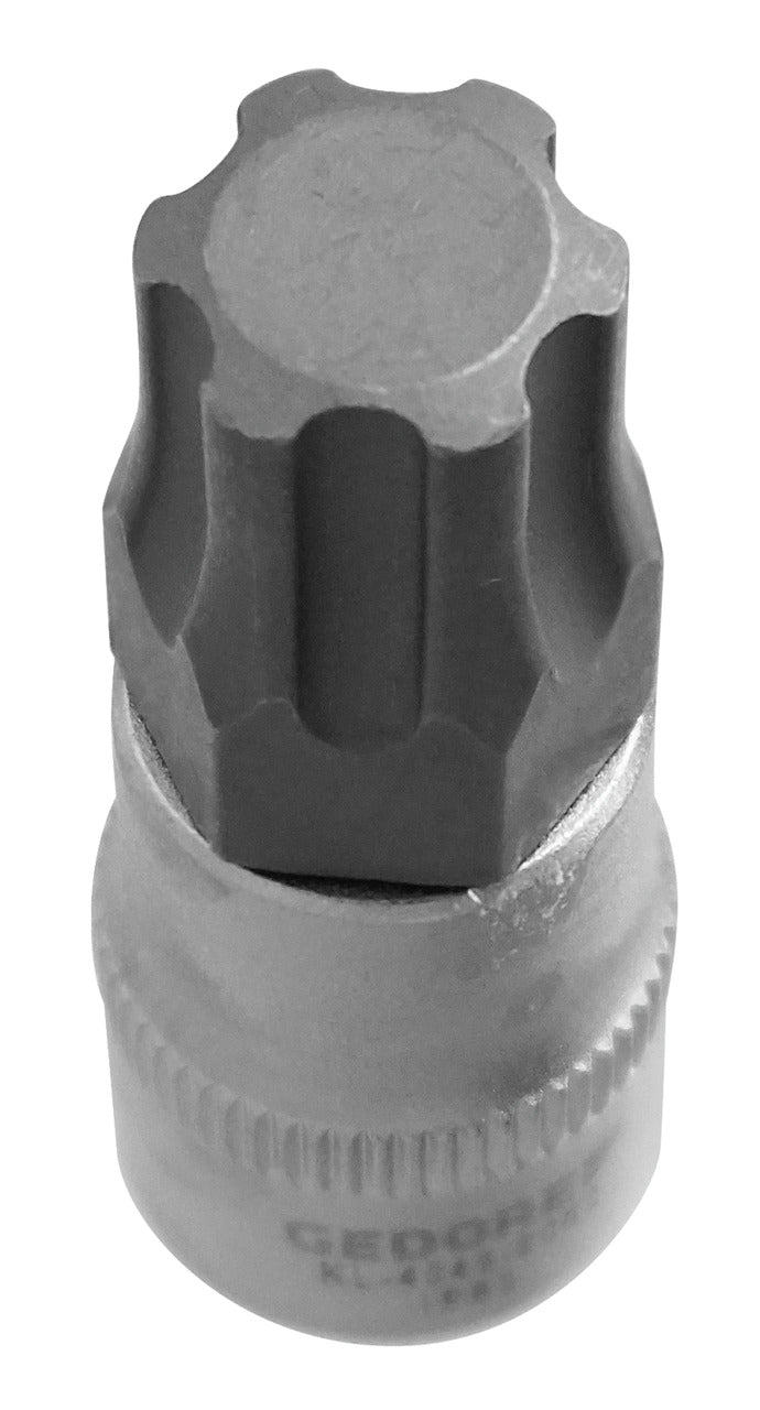 KL-4043-100 - Juego de puntas de destornillador, 1/4" + 3/8", TX plus, 10 piezas: Vaso de destornillador