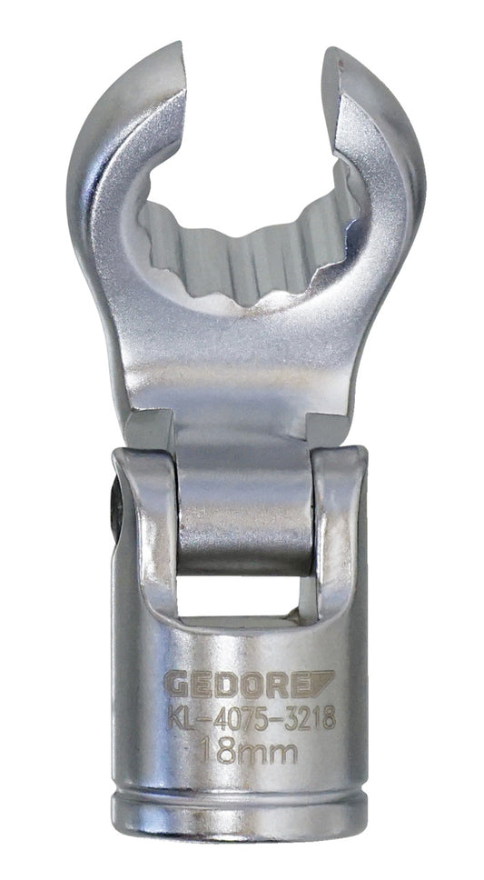 GEDORE Automotive KL-4075-3218 - Clé à molette pour joints SW18, D-6 pans, 3/8"
