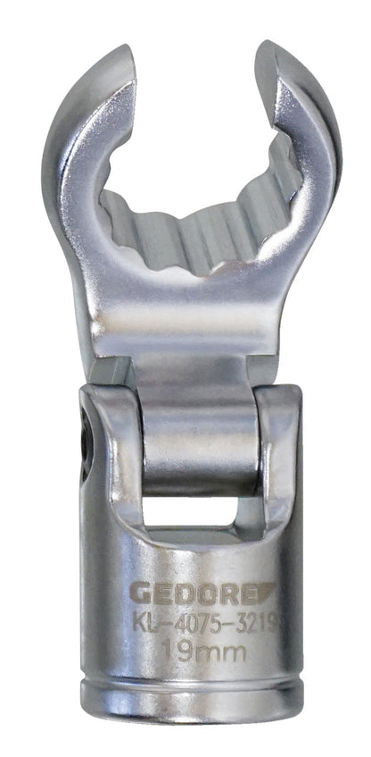 GEDORE Automotive KL-4075-3219 - Clé à molette pour joints SW19, D-6 pans, 3/8"