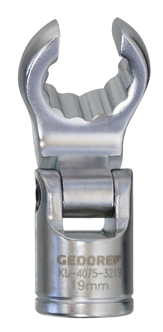 GEDORE Automotive KL-4075-3219 - Clé à molette pour joints SW19, D-6 pans, 3/8"