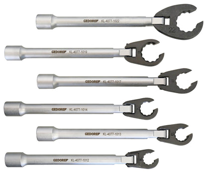 GEDORE Automotive KL-4077-10 K - Jeu de clés à fourche pour raccords